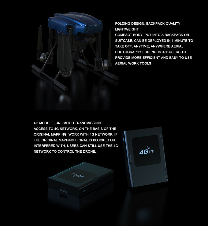 1080P 10km Heavy Load Drone With Advanced Satellite Positioning Systems HK-M300