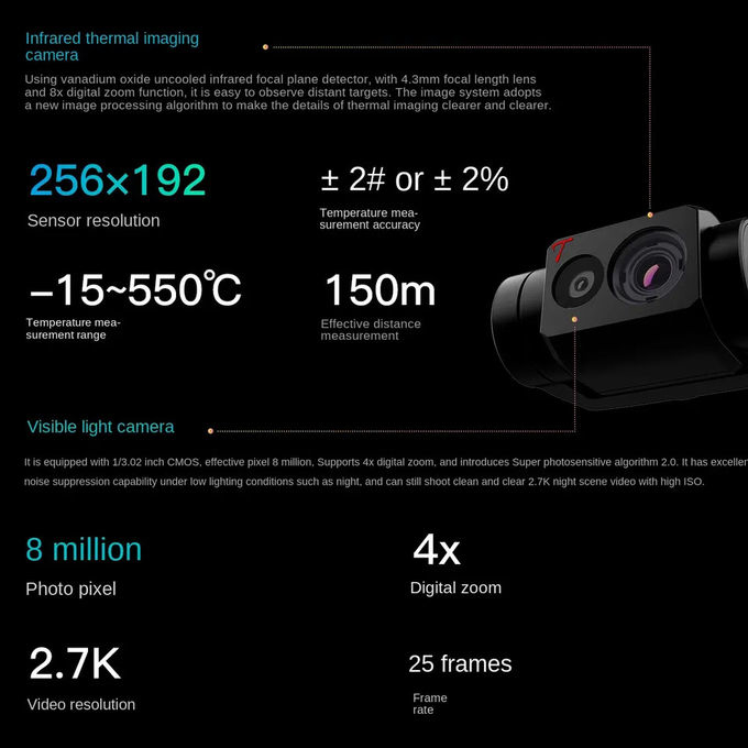 Industrial 1080P 10 Km Range Drone 3000g Load Long Distance Drone With Camera