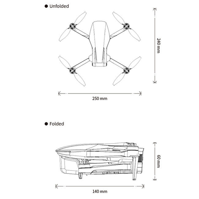 3 Axis Gimbal Drone High Performance For Fire Rescue Power Patrol HK-DF816D