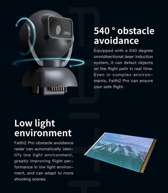 Durable Remote Sensing Drone 3 Axis Gimbal Drones For Environmental Monitoring