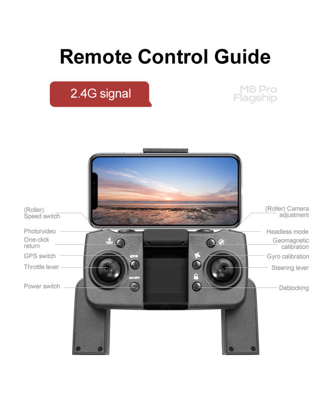 Compact Aerial Photography UAV 200M Remote Control Foldable Drone