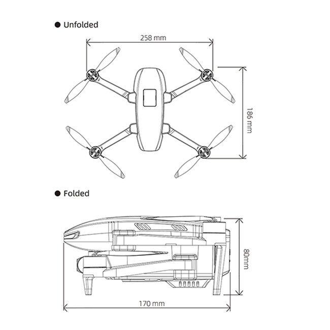 Two Axis Aerial Imaging Drone 1080P 10km Construction Monitoring Drone HK-DF809G