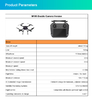 1000g Heavy Load Bearing Drone Foldable 3 Axis Drone Range 10 Km